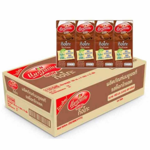 Magnolia UHT Flavored Milk with Ginkgo Chocolate Flavor 180ml 1x4x12