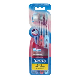 Oral-B Ultra Thin Pro Gum Care 3 Toothbrushes / (Unit)