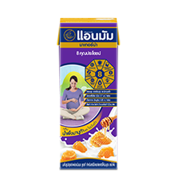 Anmum Materna UHT Partly Skimmed Milk Honey Flavor 180ml / (หน่วย)